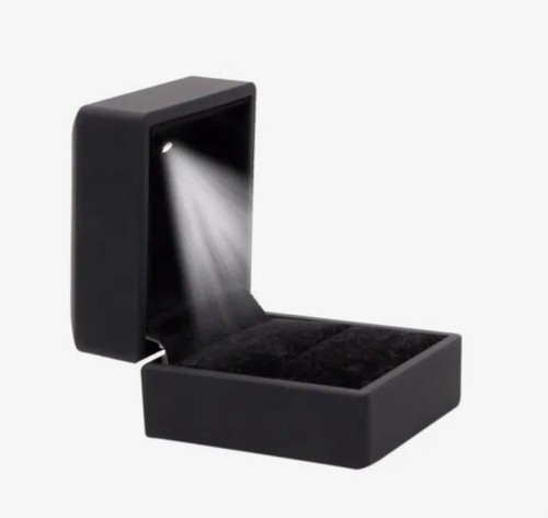 Led ringbox schwarz - ringbox,
