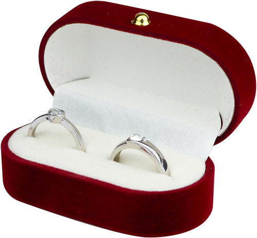 Slot ringschachtel samt - 2-slot,