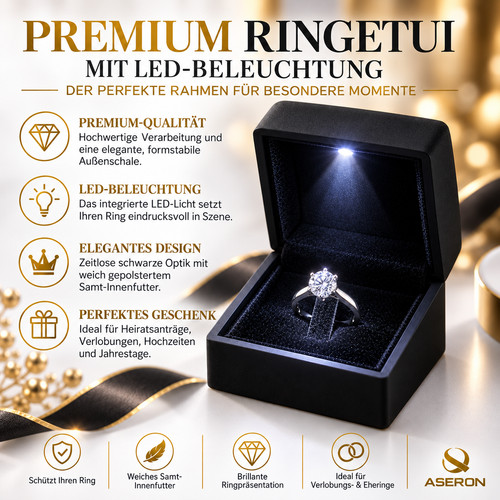 Aseron led ringetui mit - mit, licht