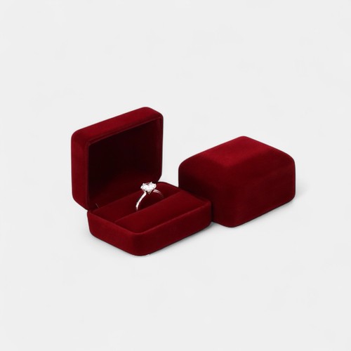 Weinrot ringbox mit - ringbox,