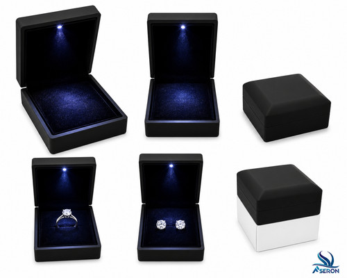 Led schmuckbox schwarz - schmuckbox,