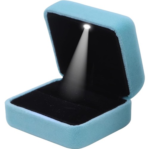 Ring box schmuckbox mit led - schmuckbox,