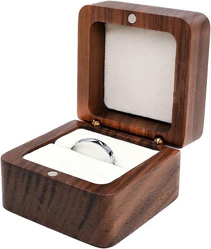 Personalisierte holz ring box - personalisierte,