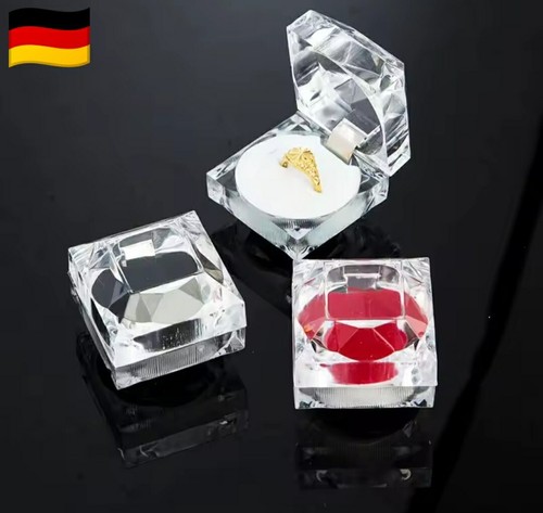 Acryl ring etui - box, hochzeit