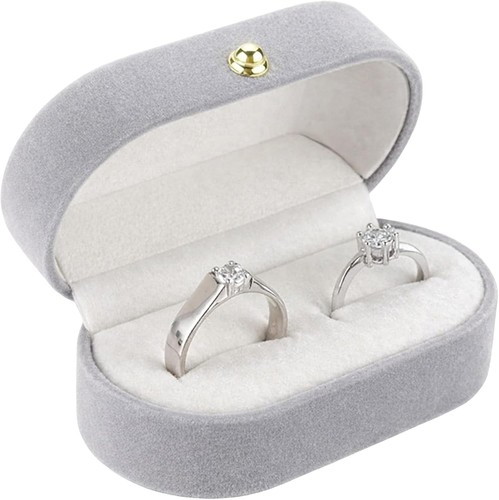 Ringbox ringe samt - ringbox, 2-ringe